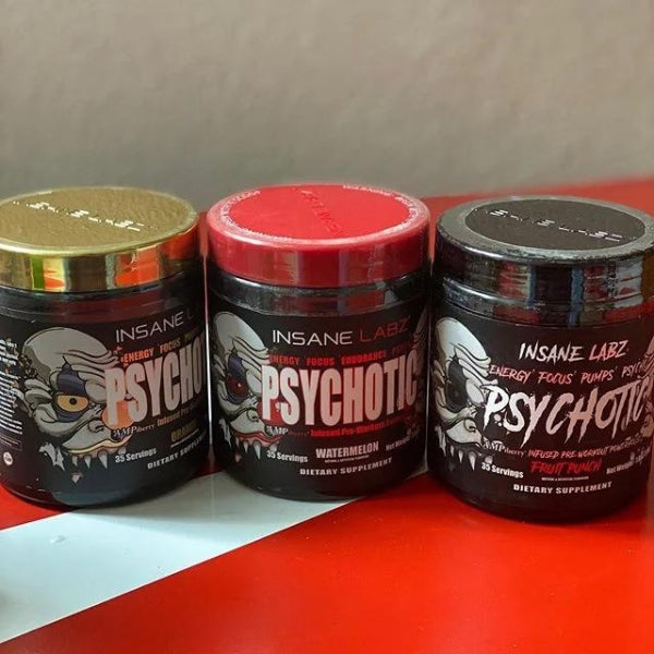 Comparativo entre as versões Psychotic da Insane Labz - iPUMP Suplementos