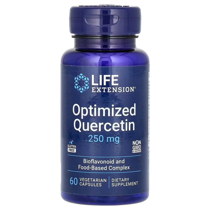 Quercetin Optimized 250mg (60 Vegetarian Capsules) - Life Extension