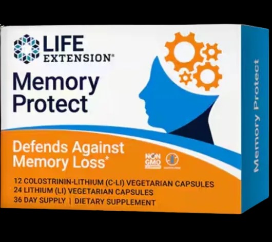 Memory Protect Suporte de memória Cognição 36 Doses, Life Extension