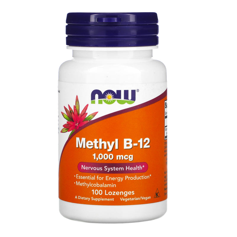 Methyl B-12 1000mcg (100 Lozenges) - Now Foods