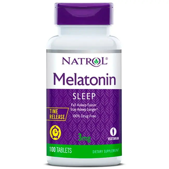 3 X Melatonina 3mg Time Release (100) - Natrol | iPUMP Suplementos 2