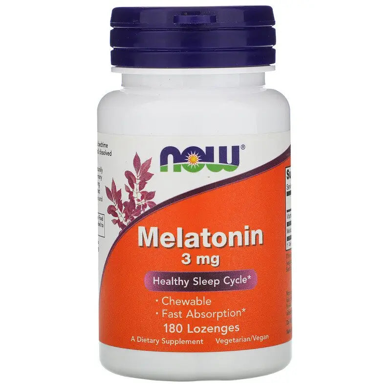 3 X Melatonina Mastigável 3mg (180) - Now Foods | iPUMP Suplementos 2