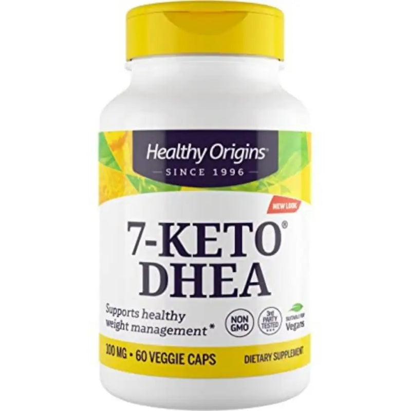 7-KETO DHEA 100mg (60 Veg Caps) - Healthy Origins - iPUMP Suplementos