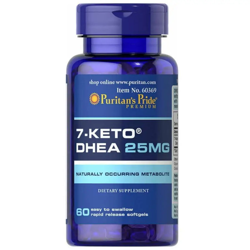 7-KETO DHEA 25mg (60 Softgels) - Puritans Pride - iPUMP Suplementos