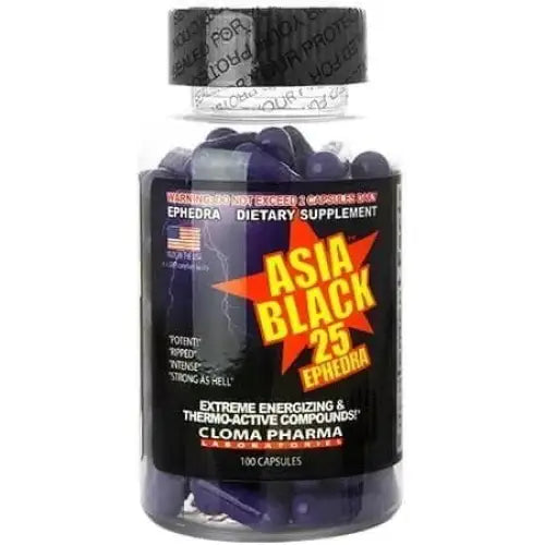 Asia Black 25 EPH (100 Capsulas) – Cloma Pharma