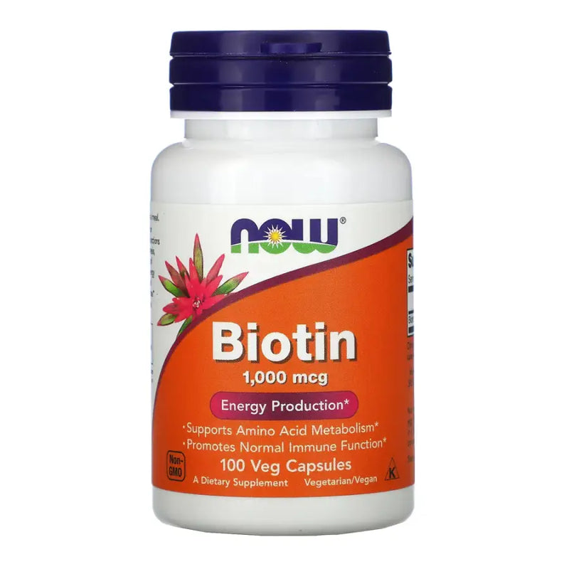 Biotina 1000mcg (100) - Now Foods