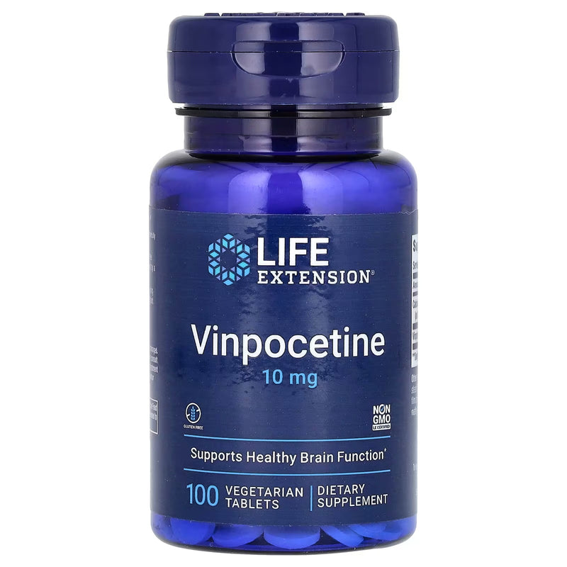 Vinpocetine 10mg (100 Vegetarian Capsules) - Life Extension