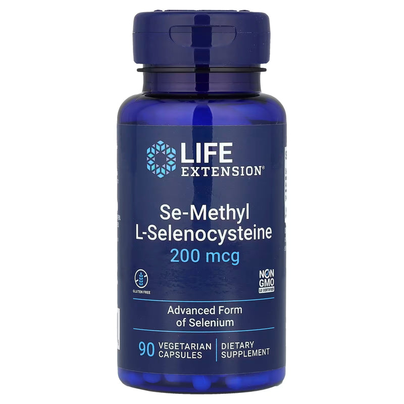 Se-Metil L-Selenocisteína, 200 mcg (90 Vegetarian Capsules) - Life Extension