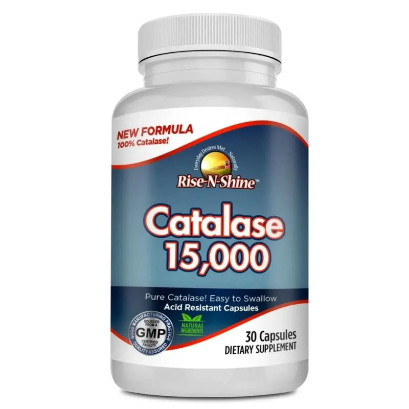 Catalase Extreme 15,000IU (30 Caps) - Rise-N-Shine - iPUMP Suplementos