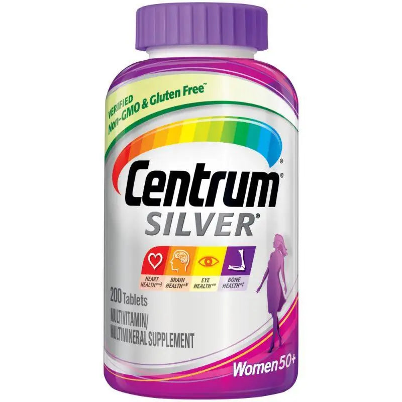 Centrum Silver Womens 50+ (mulher) - 200 Tabs - iPUMP Suplementos