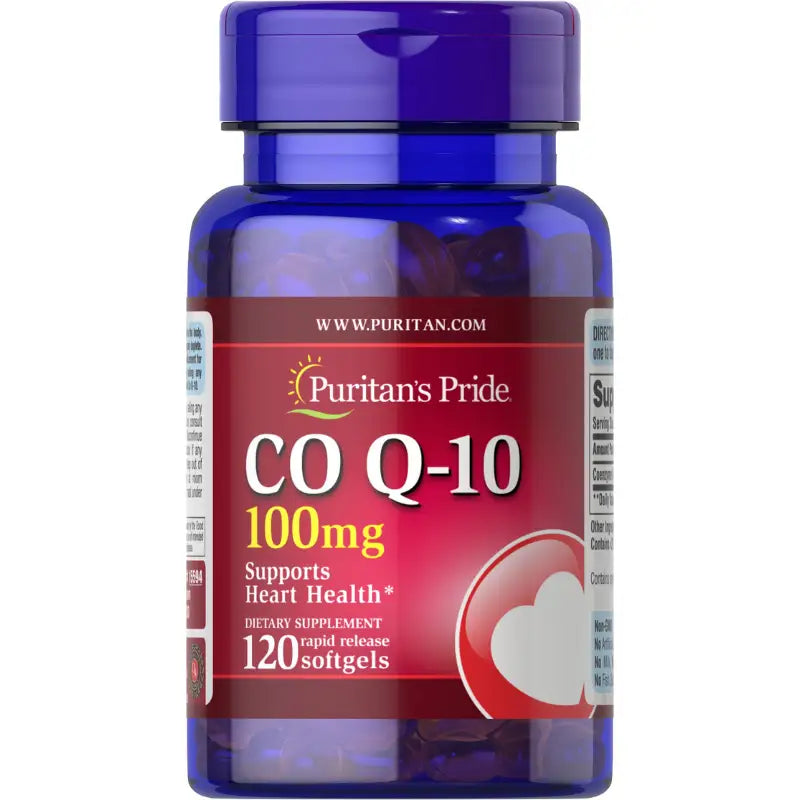 Coenzima Q-10 100mg COQ10 Q-SORB™ (120) - Puritan