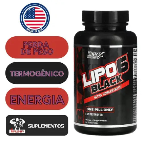 Combo iPUMP Lipo 6 Black UC - Nutrex | iPUMP Suplementos 2