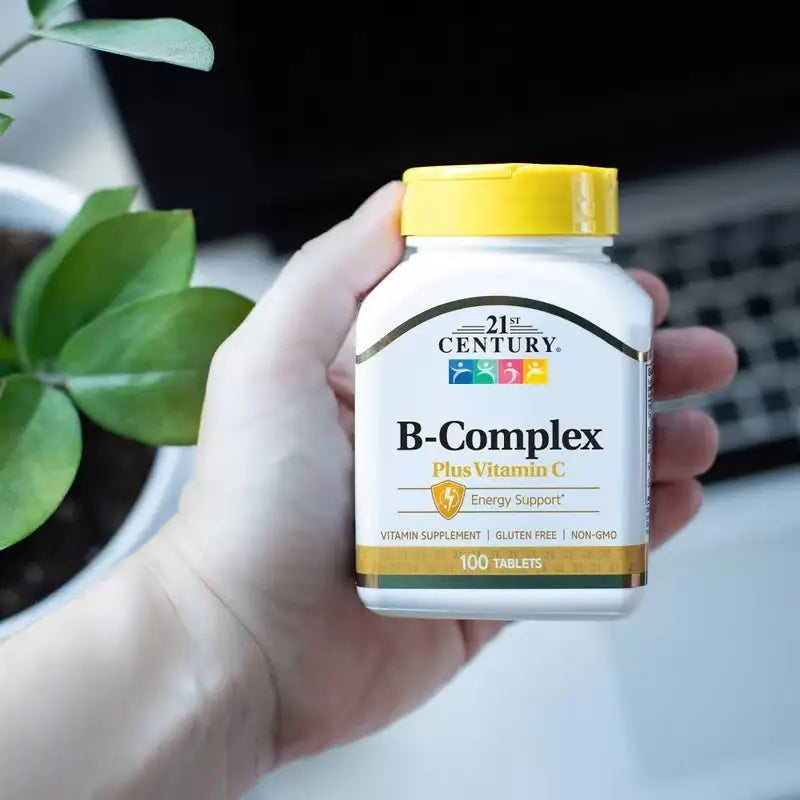 Complexo B e Vitamina C (100 Tablets) - 21 Century