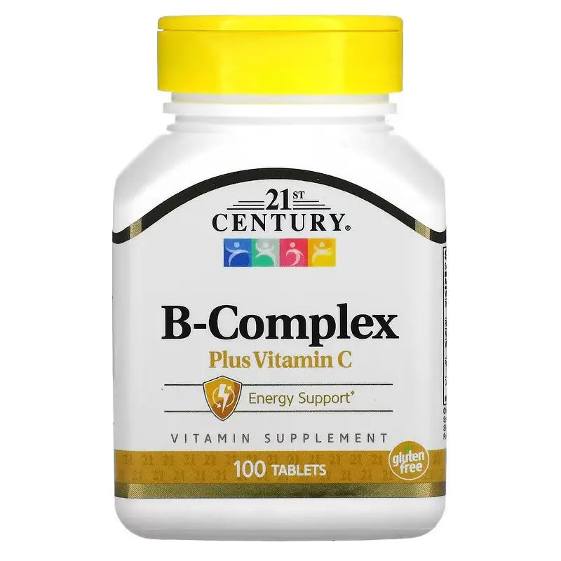 Complexo B e Vitamina C (100 Tablets) - 21 Century