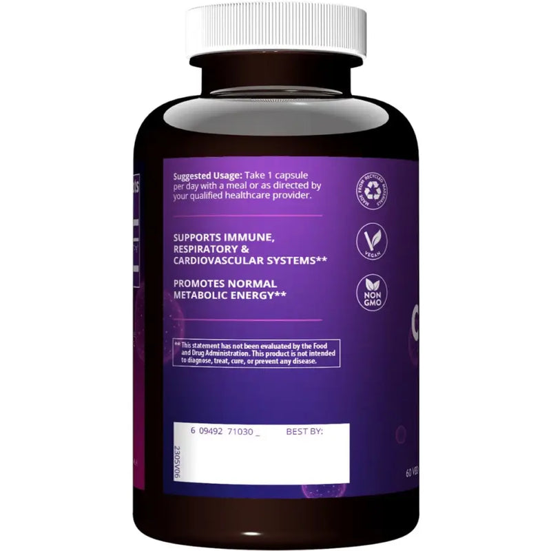 Cordyceps 750mg (60 Vegan Capsules) - MRM Nurition