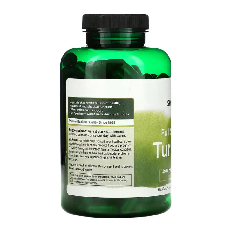 Curcuma Longa Turmeric 720mg (100 Capsulas) - Swanson