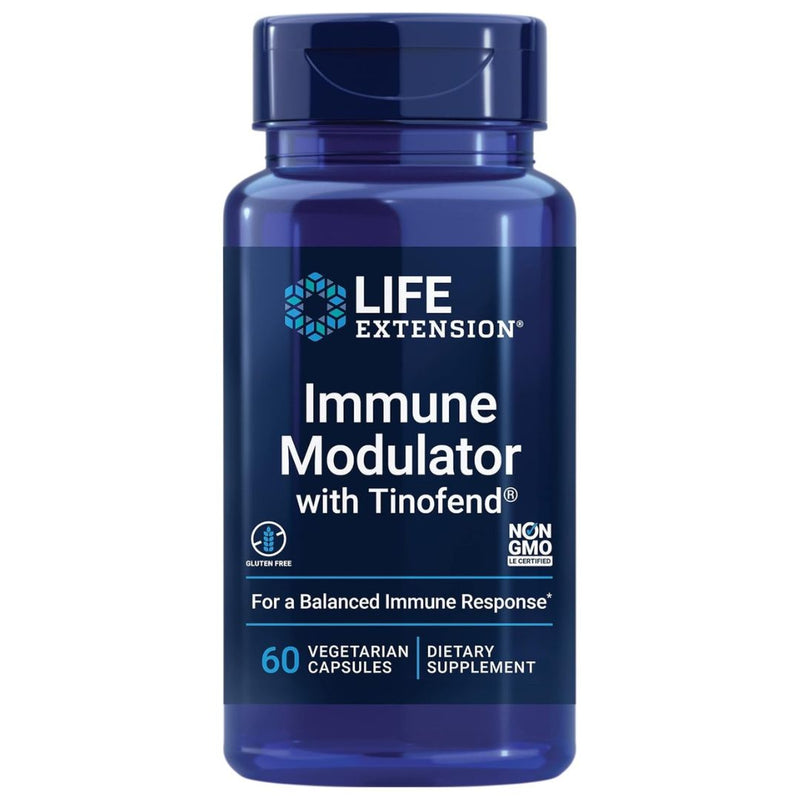 Immune Modulator with Tinofend (60 Vegetarian Capsules) - Life Extension