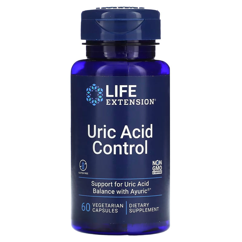 Uric Acid Control (90 Vegetarian Capsules) - Life Extension