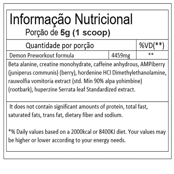 Demon UC (60 Doses) - Pro Size - iPUMP Suplementos