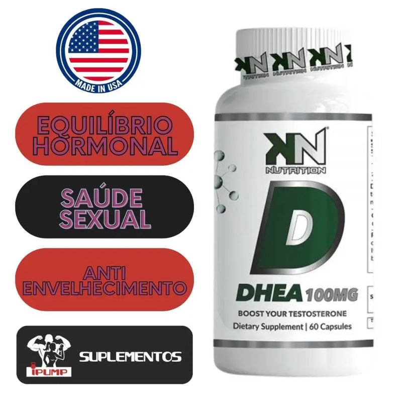 DHEA 100mg - (60 Caps) - KN Nutrition - iPUMP Suplementos