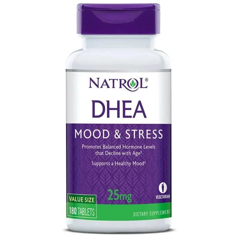 DHEA 25mg (180 Tabs) - Natrol - iPUMP Suplementos