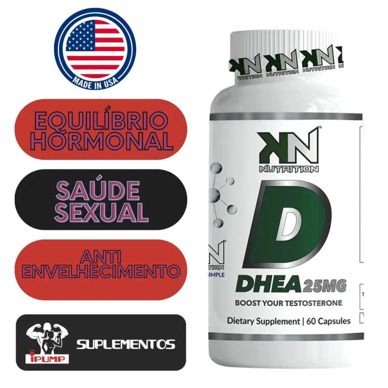 DHEA 25mg (60 Caps) - KN Nutrition - iPUMP Suplementos 2