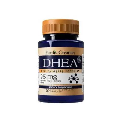 DHEA 25mg (60caps) - Earth's Creation - iPUMP Suplementos