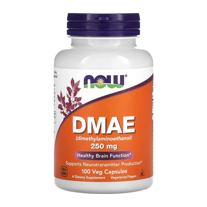 Dmae 250mg Dimetilaminoetanol (100) - Now Foods