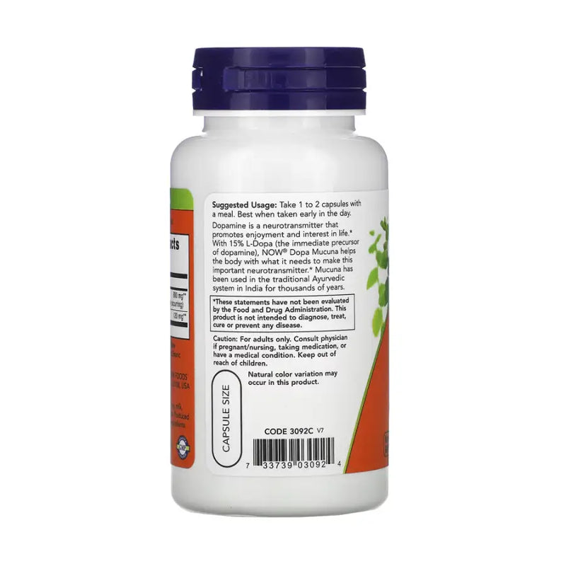 Dopa Mucuna (90) - Now Foods