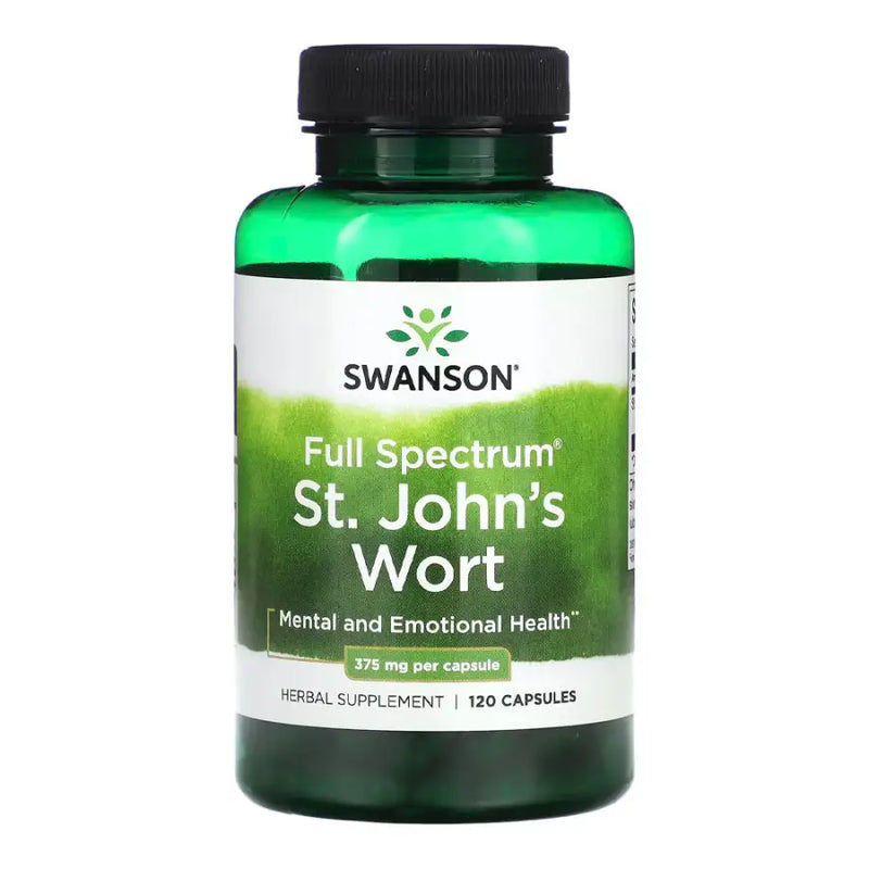 Full Spectrum St. John’s Wort 375mg (120 Capsules) - Swanson