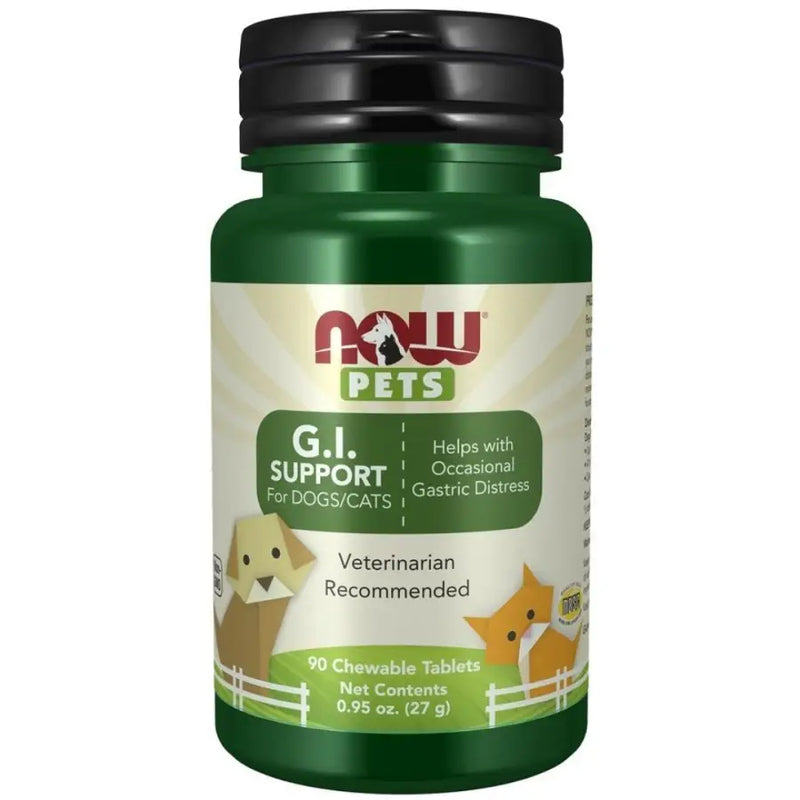 G.I Support for Dogs and Cats (90 Tabs) - Now Pets - iPUMP Suplementos