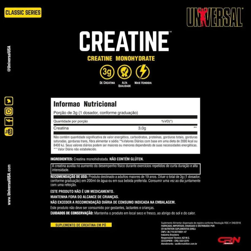 Glutamina + Creatina - Universal | iPUMP Suplementos 5