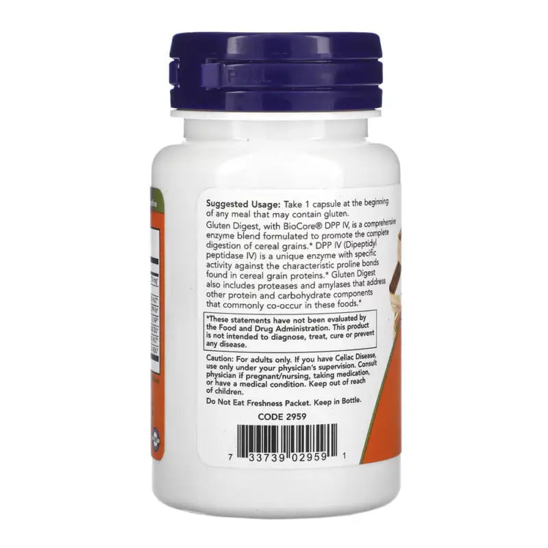 Gluten Digest Enzymes (60) - Now Foods