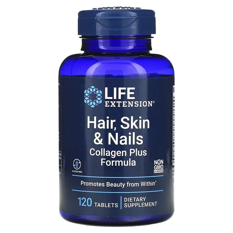 Hair Skin & Nails Collagen Plus (120) - Life Extension