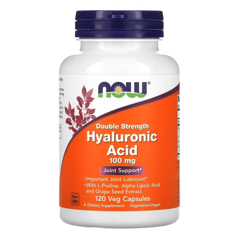 Hyaluronic Acid 100mg (120 VCaps) - Now Foods