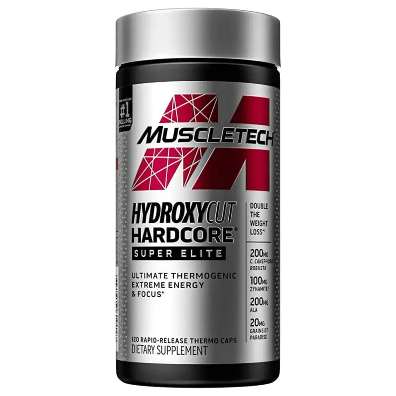 Hydroxycut Hardcore Super Elite (120) - MuscleTech | iPUMP Suplementos