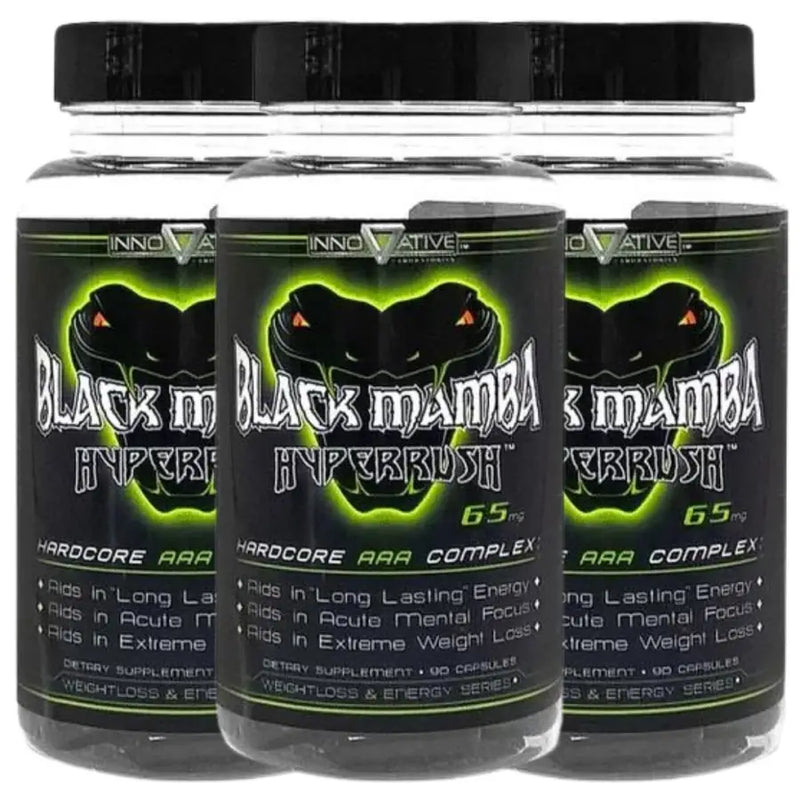 Kit 3 X Black Mamba (90) - Innovative | iPUMP Suplementos