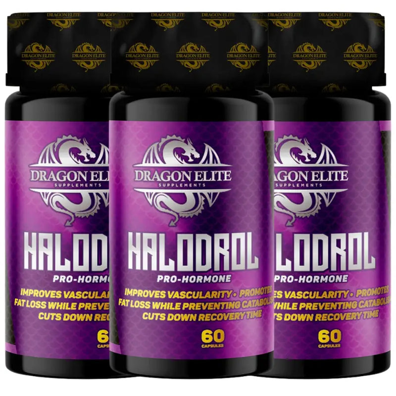 Kit 3 x Halodrol (60) - Dragon Elite | IPUMP Suplementos