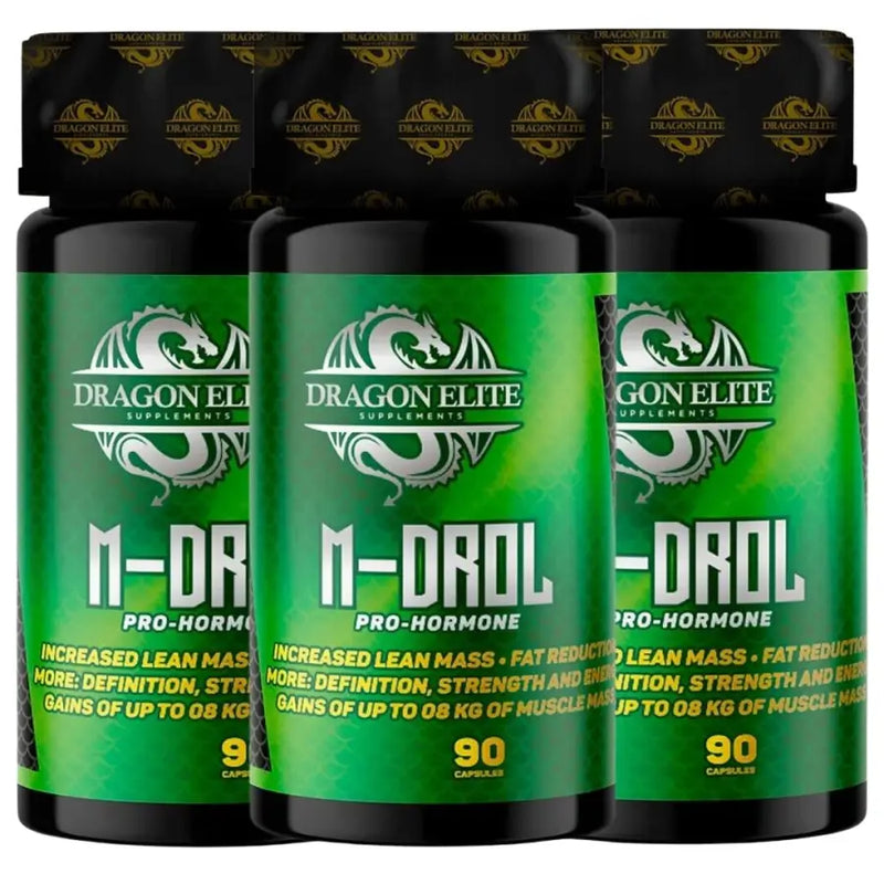 Kit 3 x M-DROL (90) - Dragon Elite | iPUMP Suplementos