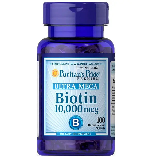 Kit 3 x Mega Biotina 10.000mcg (100) - Puritan's | iPUMP Suplementos 2