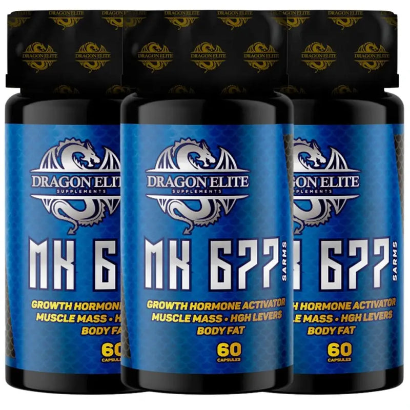 Kit 3 X MK-677 (60) - Dragon Elite | iPUMP Suplementos