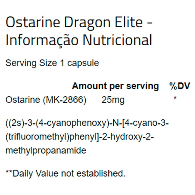 Kit 3 X Ostarine (60) - Dragon Elite | iPUMP Suplementos 3