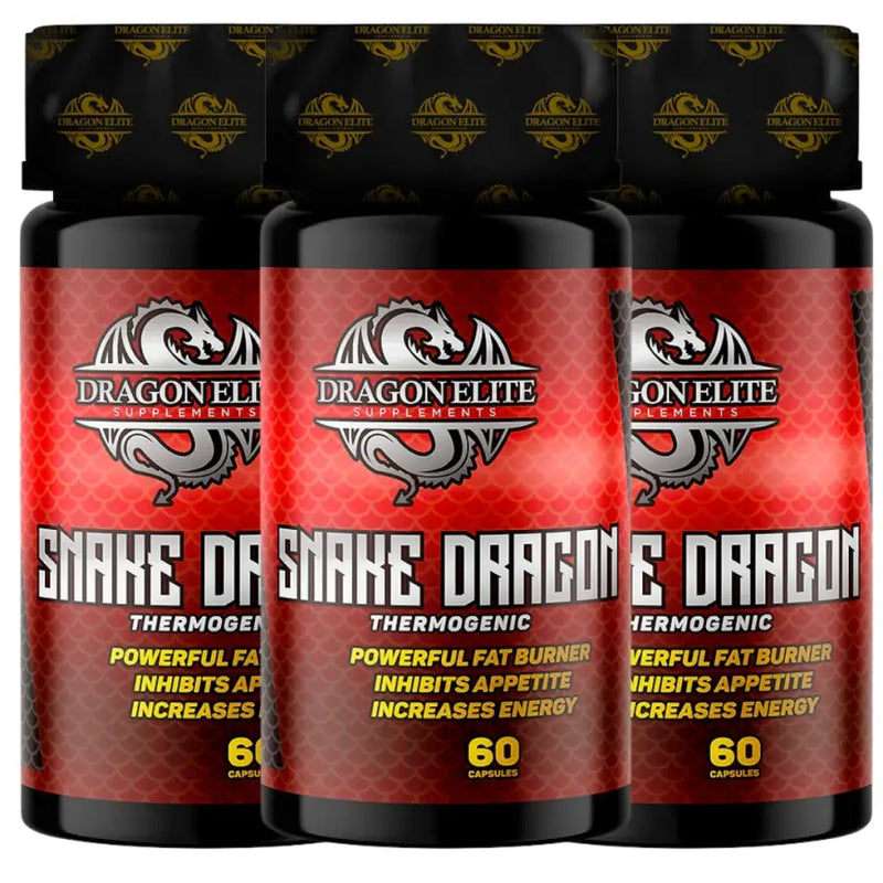 Kit 3 x Snake Dragon (60) - Dragon Elite | IPUMP Suplementos