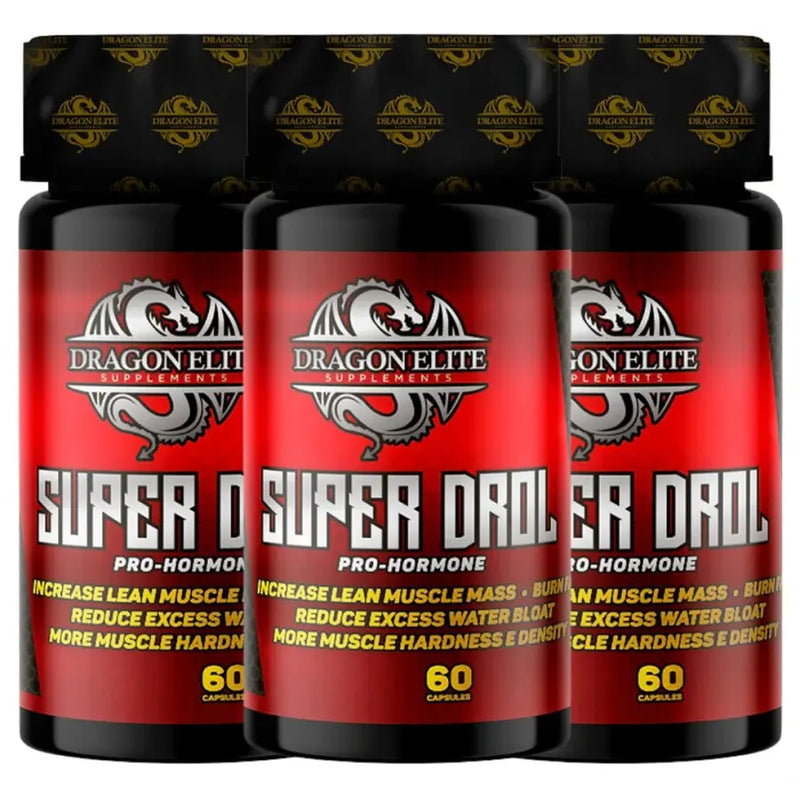 Kit 3 x Super Drol (60) - Dragon Elite | iPUMP Suplementos