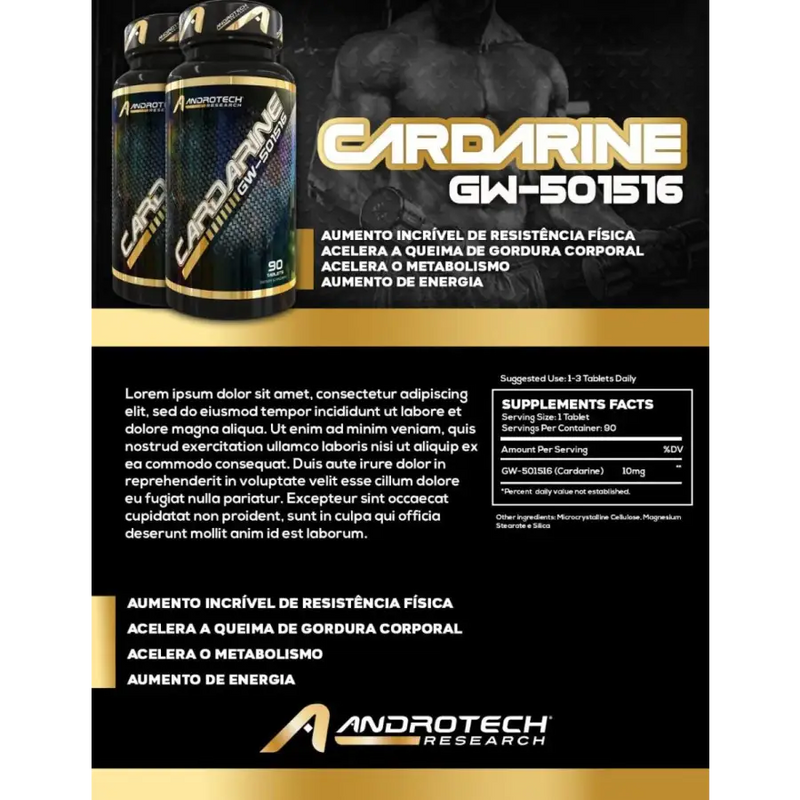 Kit Cardarine + Andarine - Androtech - iPUMP Suplementos