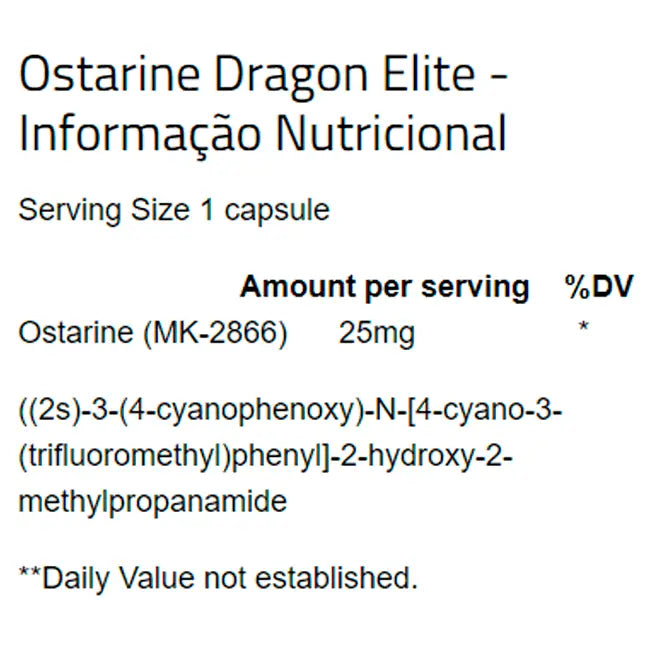 Kit Cardarine + Ostarine - Dragon Elite - iPUMP Suplementos