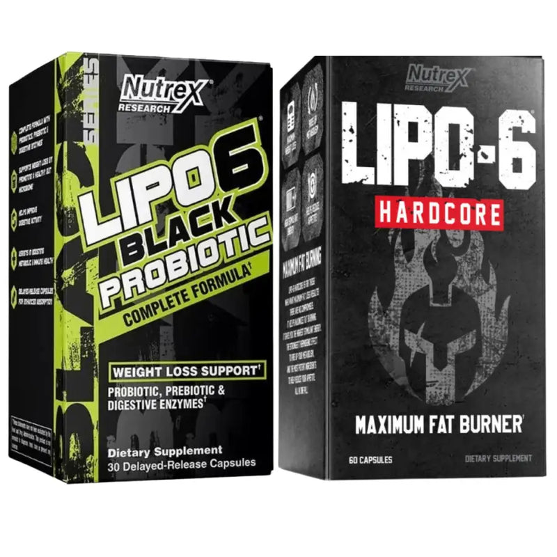 Kit Lipo 6 Probiotic + Lipo 6 Hardcore - Nutrex | iPUMP Suplementos