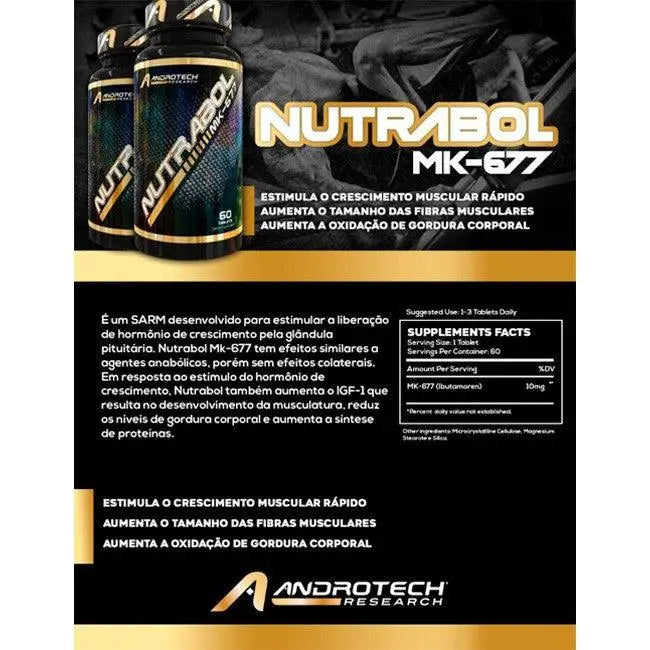 Kit Nutrabol + Andarine S4 + Cardarine - Androtech - iPUMP Suplementos