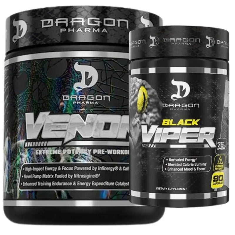 Kit Venom + Black Viper - Dragon Pharma - iPUMP Suplementos