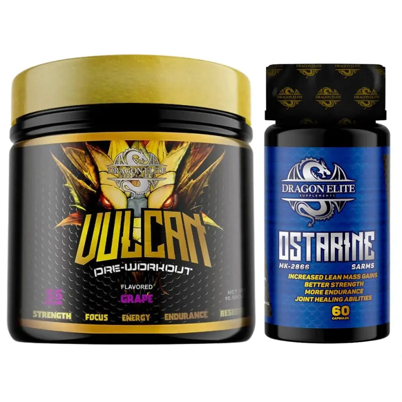 Kit Vulcan Gold + Ostarine - Dragon Elite | iPUMP Suplementos